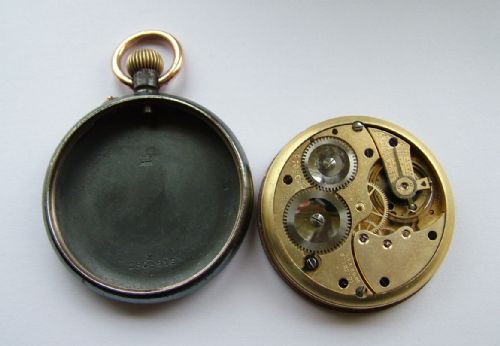 fig 2. Antique Borgel cased Longines pocket watch