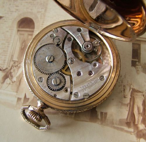fig 1. 1920s full hunter pocket watch