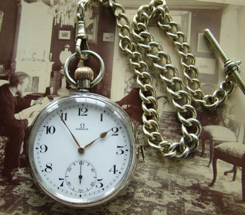 An Antique Omega Pocket Watch