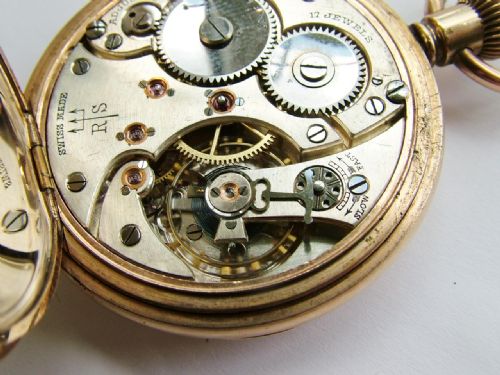 fig 2. Antique pocket watch by Rotherham & Sons
