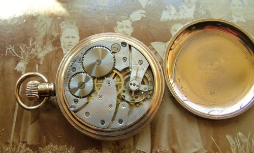 fig 1. 1920s Federal full hunter pocket watch