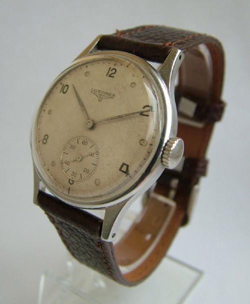 fig 1. Gents 1950 Longines wrist watch