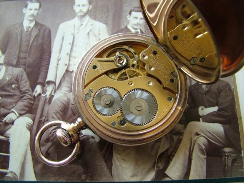 fig 1. 1914 Waltham Traveler pocket watch