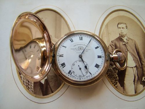 1920s Thomas Russell Full Hunter Pocket Watch