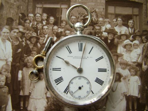 Victorian Silver Pocket Watch, 1892