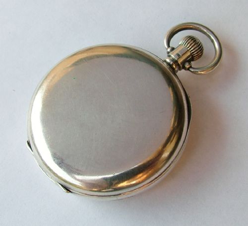 fig 1. 1920s silver pocket watch