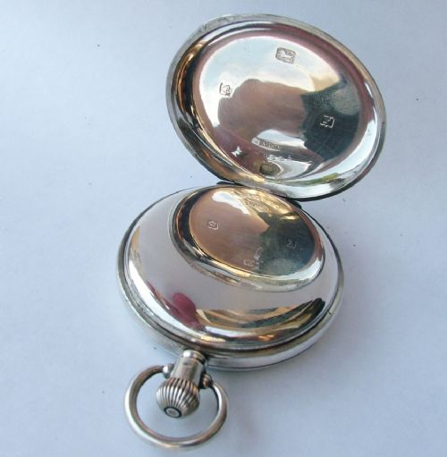 fig 2. 1920s silver pocket watch