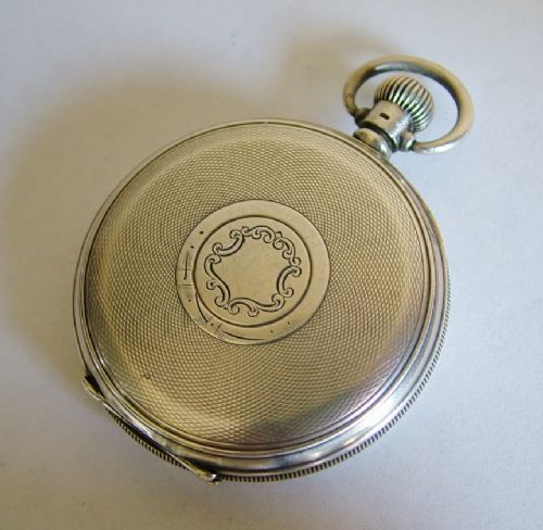 fig 1. 1940s Record silver pocket watch