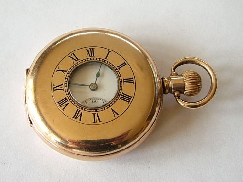 1920s Half Hunter Pocket Watch