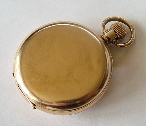 fig 1. 1920s half hunter pocket watch