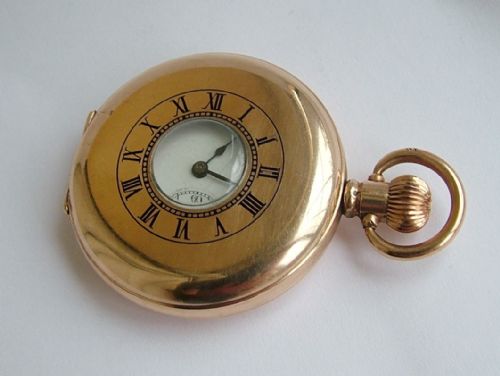 1920s La Tavannes Half Hunter Pocket Watch