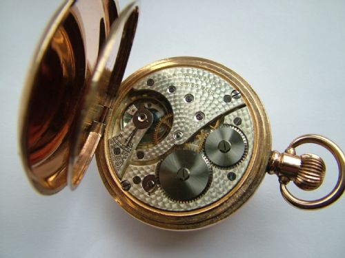 fig 2. 1920s La Tavannes half hunter pocket watch