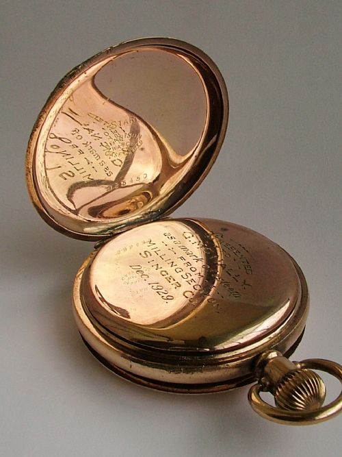 fig 2. 1920s Limit full hunter pocket watch