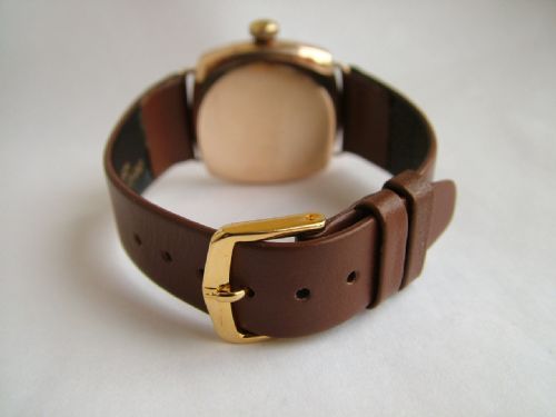 fig 2. Gents 1920s Tavannes cushion cased wrist watch
