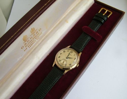 Gents 9ct Gold Garrard Watch, 1959