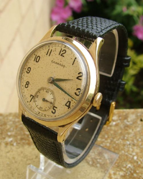 fig 1. Gents 9ct gold Garrard watch, 1959