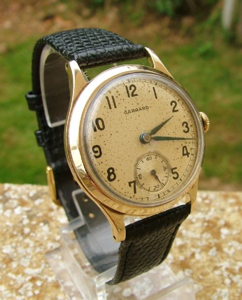 fig 2. Gents 9ct gold Garrard watch, 1959