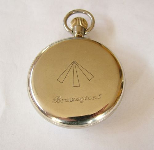 fig 1. Vintage 1939 Elgin stem winding pocket watch.
