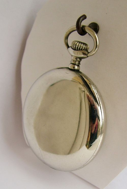fig 1. Vintage 1920s Oscar Moser Chronometre pocket watch