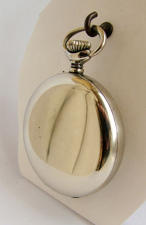 fig 1. A vintage 1930s Record full hunter pocket watch.