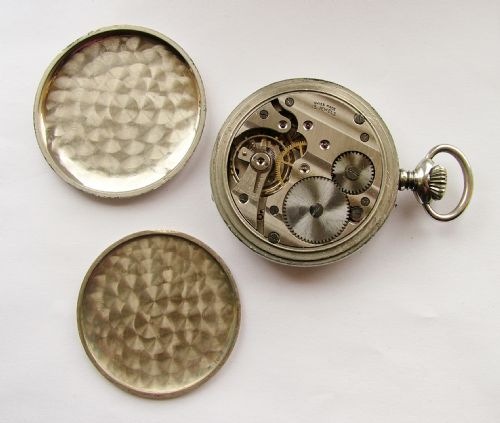 fig 2. A vintage 1930s Record full hunter pocket watch.