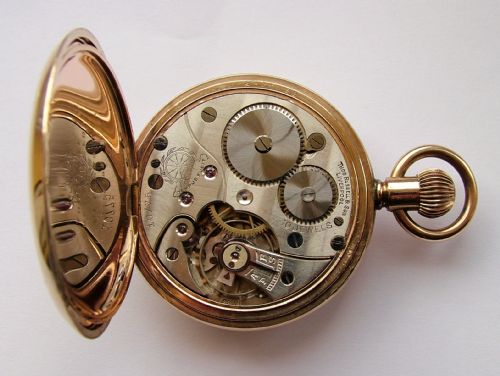 fig 2. Antique Thomas Russell stem winding pocket watch.