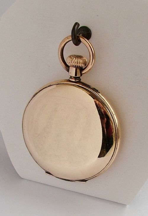 fig 1. Antique Waltham full hunter pocket watch