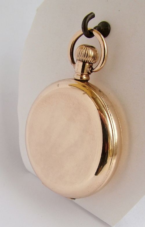 fig 2. Antique Waltham half hunter pocket watch.