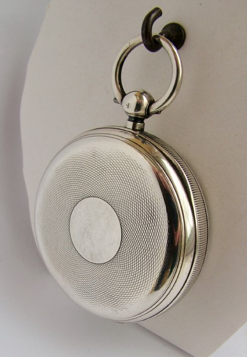 fig 1. Antique silver 1892 J W Benson Ludgate pocket watch