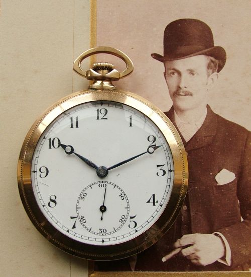 A Vintage 1930s Elbico Pocket Watch