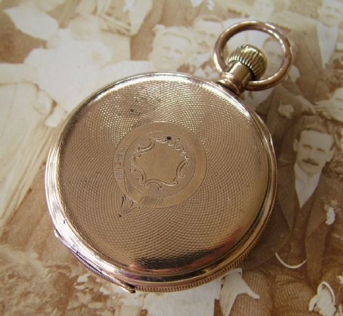 fig 1. Antique Waltham Traveler pocket watch
