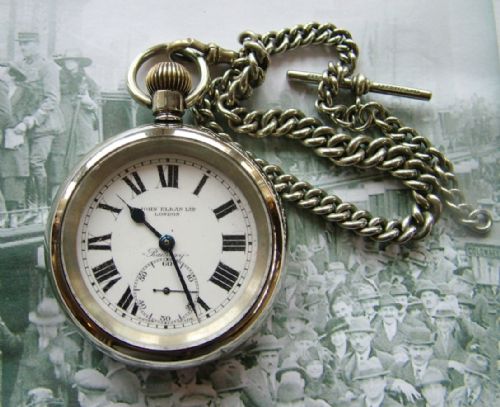 1920s/30s John Elkan “Railway” Pocket Watch