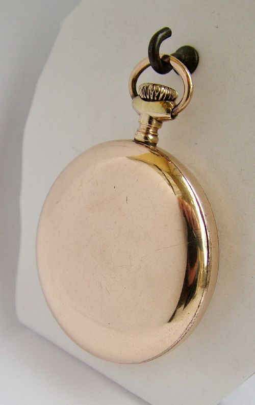 fig 1. Antique Ingersoll Trenton gold filled pocket watch