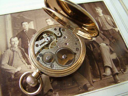 fig 2. A 1920s Swiss pocket watch