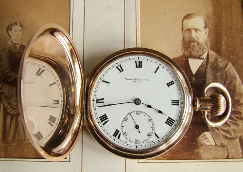 1920s Noble & Chivers, Bath, Full Hunter Pocket Watch