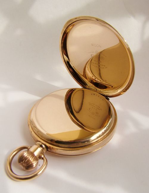fig 2. 1920s Noble & Chivers, Bath, full hunter pocket watch