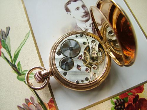 fig 1. 1920s full hunter pocket watch