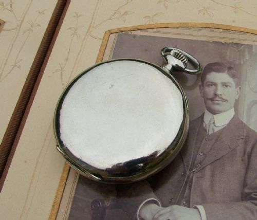 fig 2. Antique Omega pocket watch