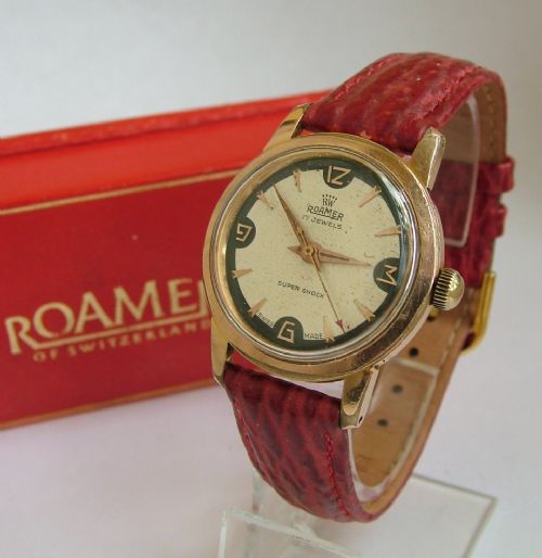 1950s Roamer Super Shock Wrist Watch