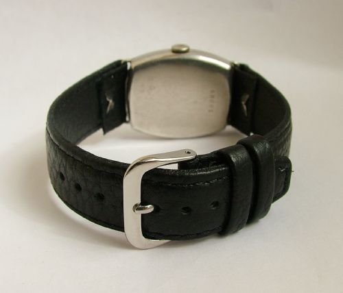 fig 2. Vintage gents 1929 silver wrist watch