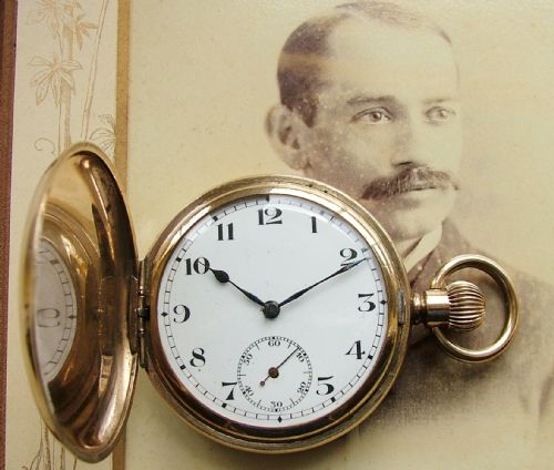 A Vintage 1920s Syren Full Hunter Pocket Watch