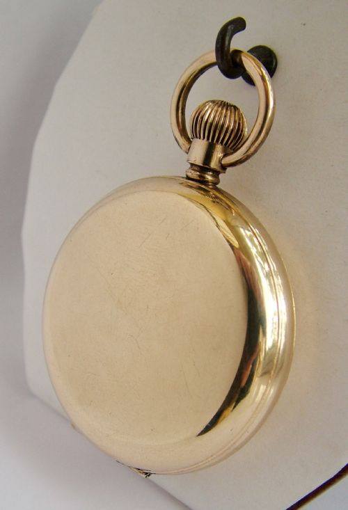 fig 1. A vintage 1920s Syren full hunter pocket watch
