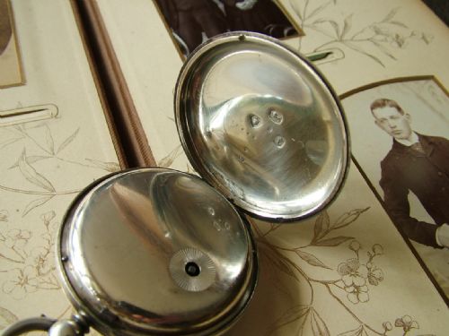 fig 2. Antique silver fusee pocket, Reid & Sons Newcastle