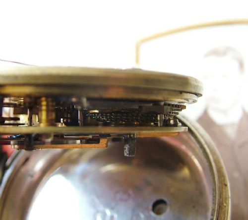fig 3. Antique silver fusee pocket, Reid & Sons Newcastle