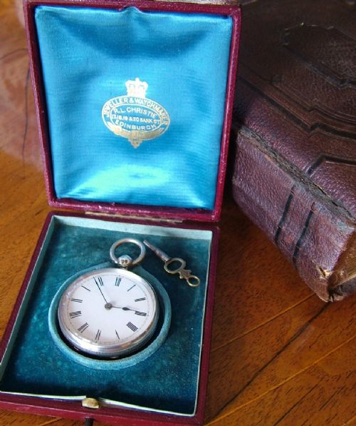 An Antique Silver Longines Pocket Watch