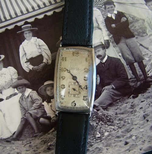 fig 1. Gents 1930s silver wrist watch from Mappin