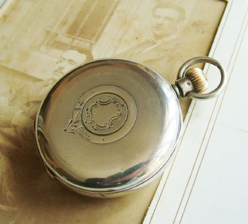 fig 1. Victorian silver pocket watch by J G Graves