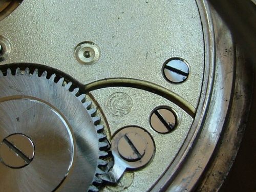 fig 2. Omega pocket watch, Hoefler & Co, Devonport
