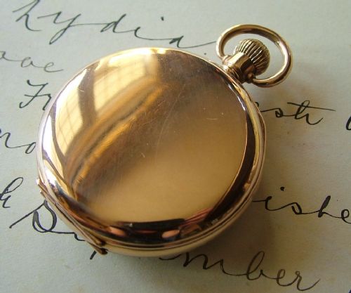 fig 1. A great example of a 1920s Waltham pocket watch