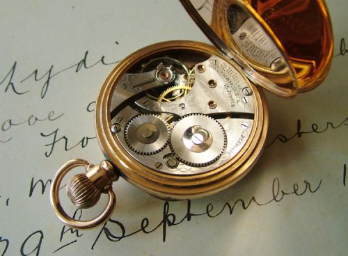 fig 2. A great example of a 1920s Waltham pocket watch